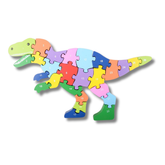 Wooden T-Rex Letter Puzzle Kids Toy In Bulk